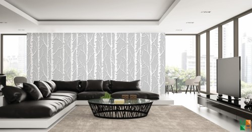Các mẫu giấy dán tường đẹp cho phòng khách chung cư